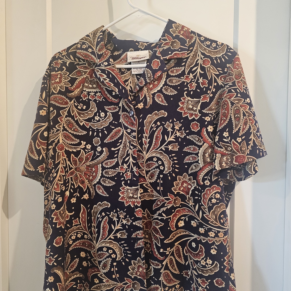 Worthington Elegant Design With Floral Pattern Size 14